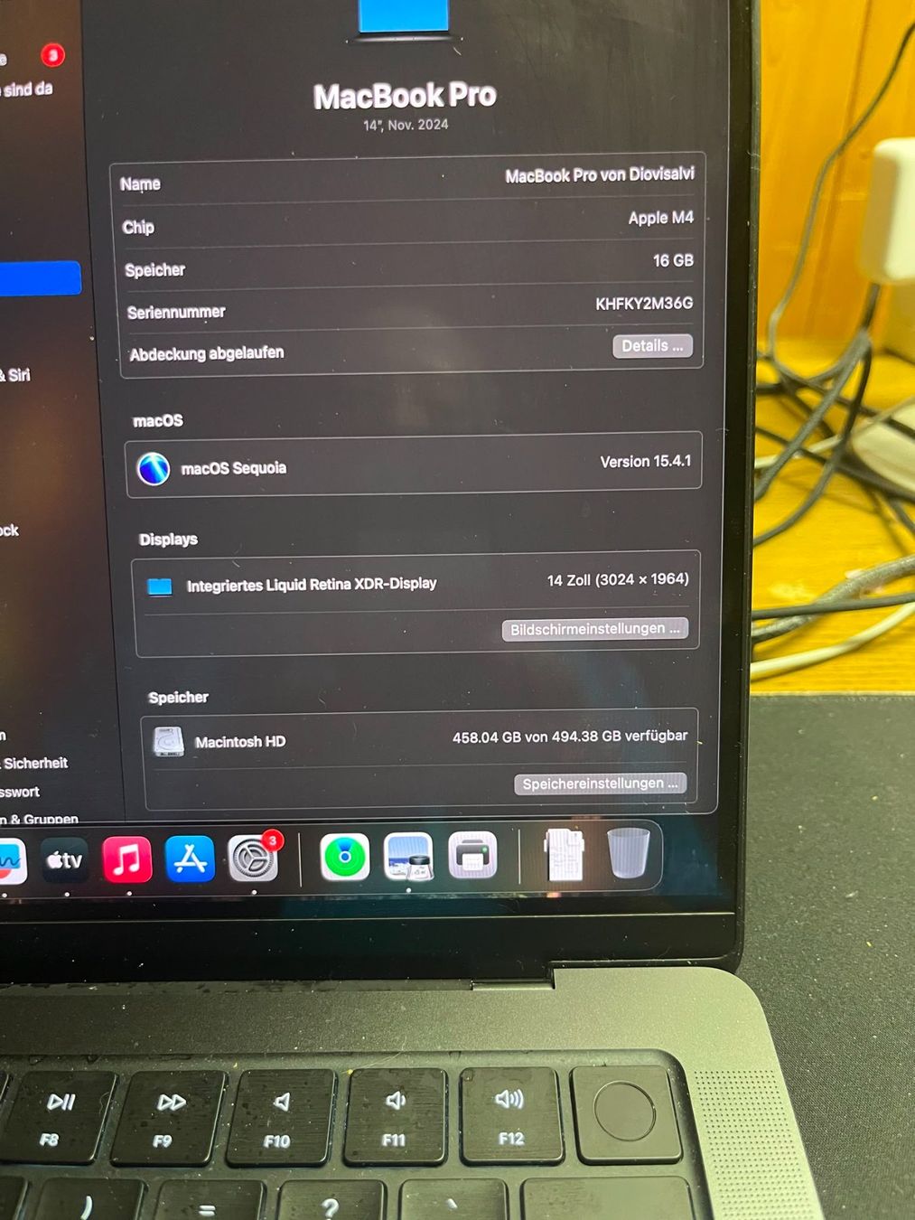 Apple Notebook: MAC BOOK PRO APPLE M4  16 GB – Usato da Glis venduto da giu_m2gs 2