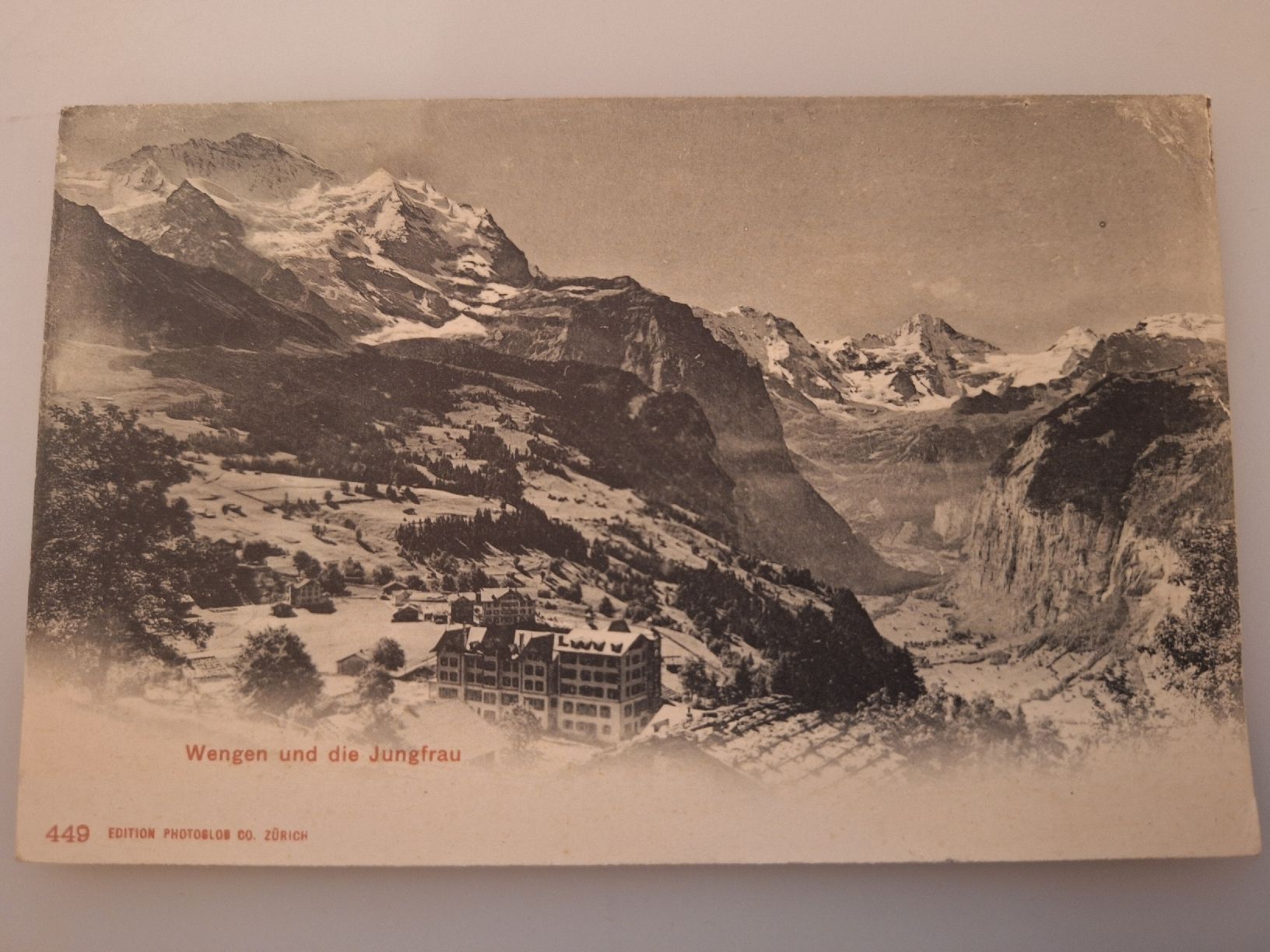Cartoline postali: Wengen und die Jungfrau  – Usato da Sargans venduto da nicsam1815