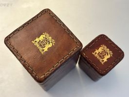 Antikes Lederbox-Set „The Fund of Funds“, einzigartig!
