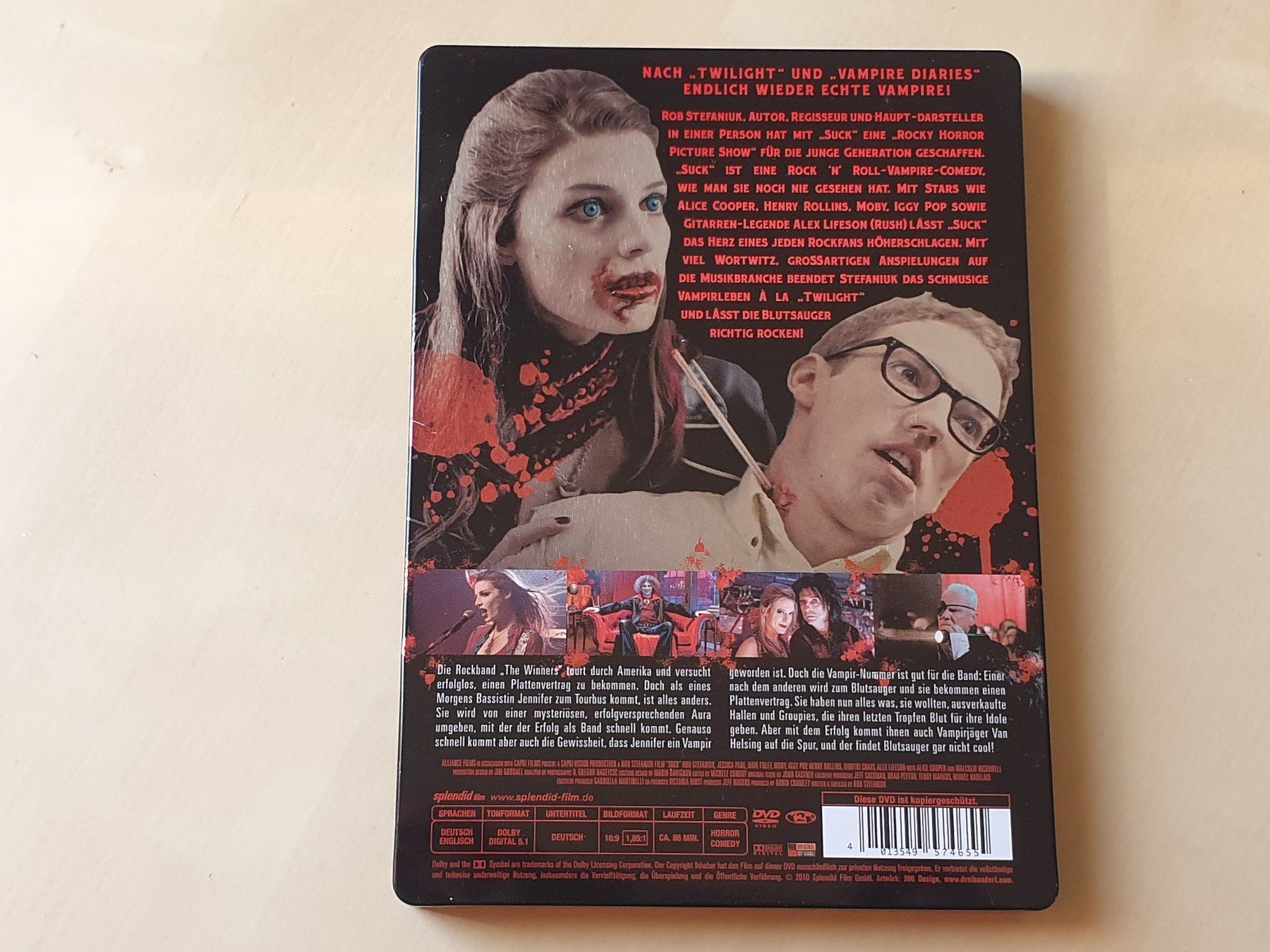 Tous les DVDs: Suck Steelbook – D'occasion à Stansstad par collectorsshop 1