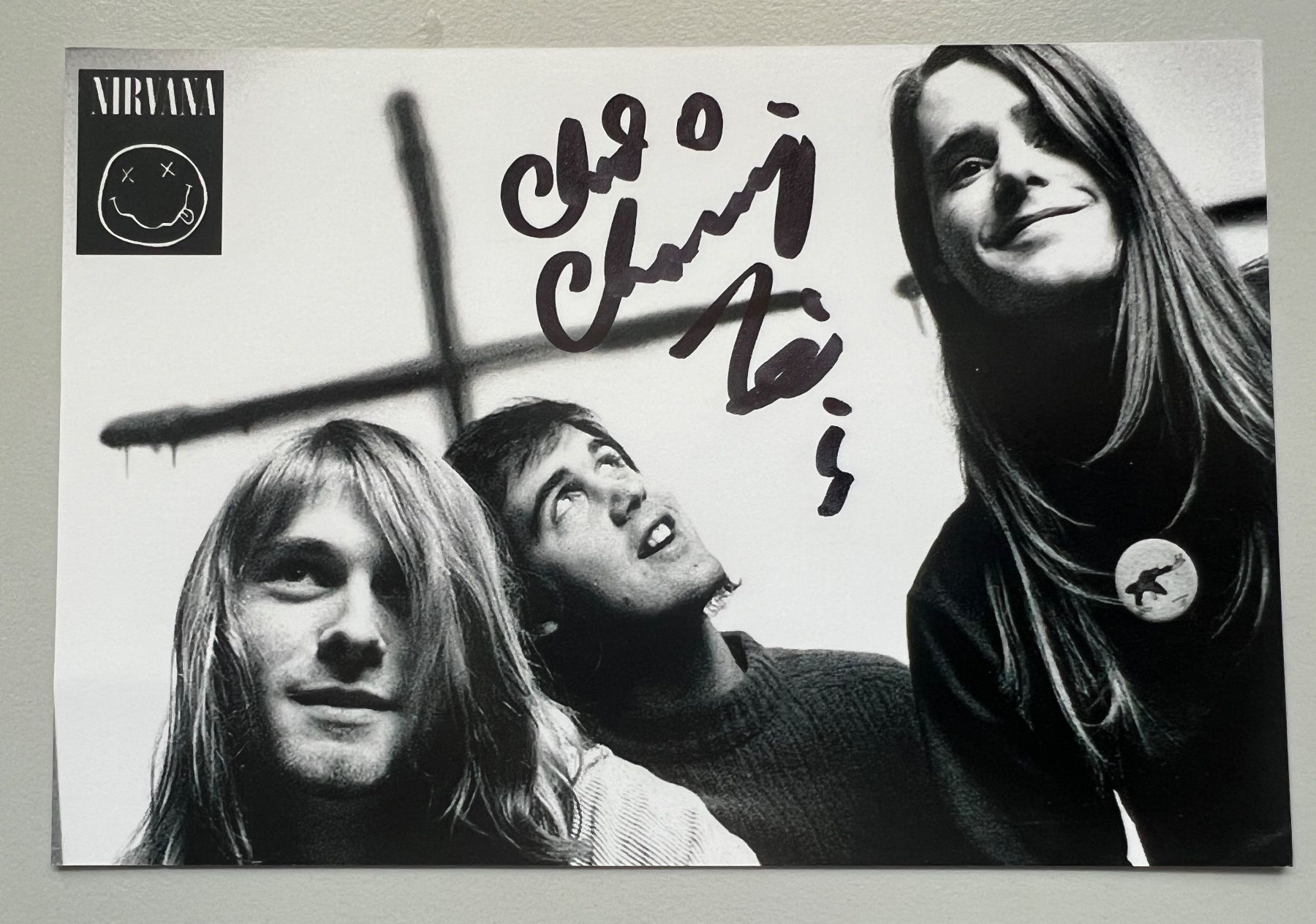 Autografi: Chad Channing NIRVANA Original Autogramm mit Zertifikat COA! – Nuovo (secondo la descrizione) da Solothurn venduto da StarsInYourHome