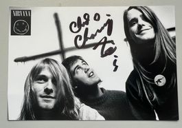 Chad Channing NIRVANA Original Autogramm mit Zertifikat COA!