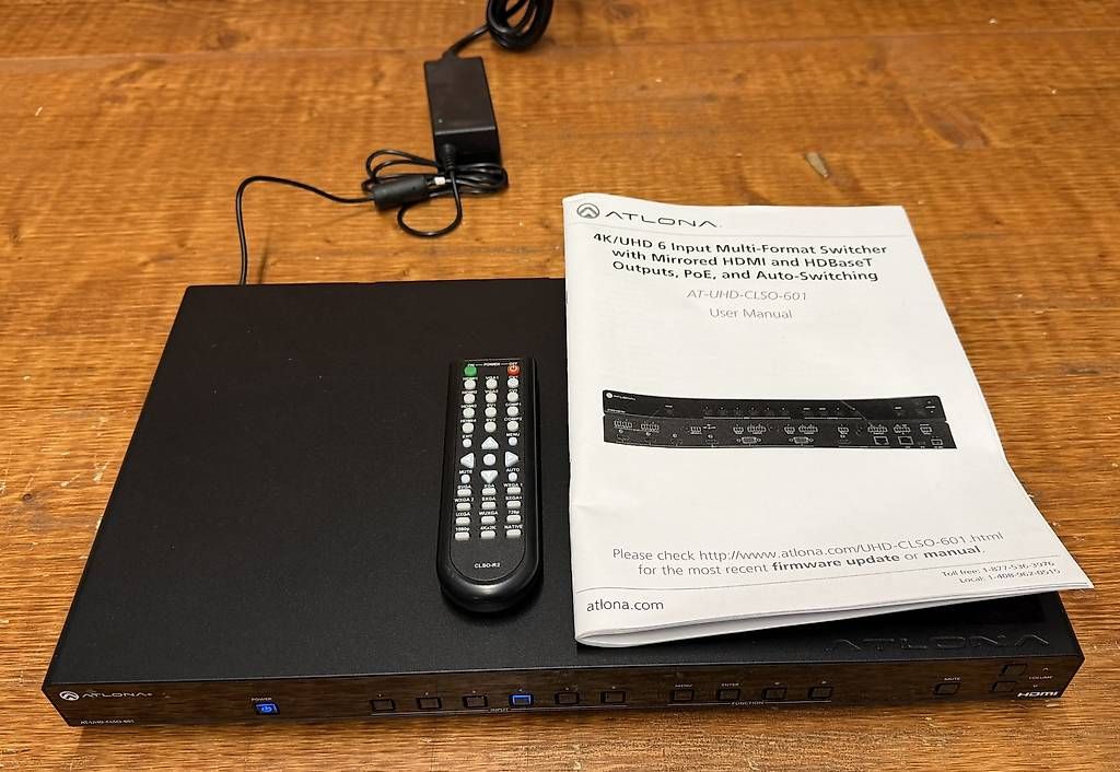 Convertitori: Atlona AT-UHD-CLSO-601 Multi Format Video Switcher – Usato da Rüti ZH venduto da Philippek 2
