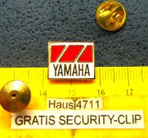YAMAHA MOTO LOGO KLEIN.-FEIN ENAMEL SCHMUCK-PIN M.SECURITY-C