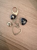 Authentic Louis Vuitton Bijoux Sac Cool Heart Charm Amaranth
