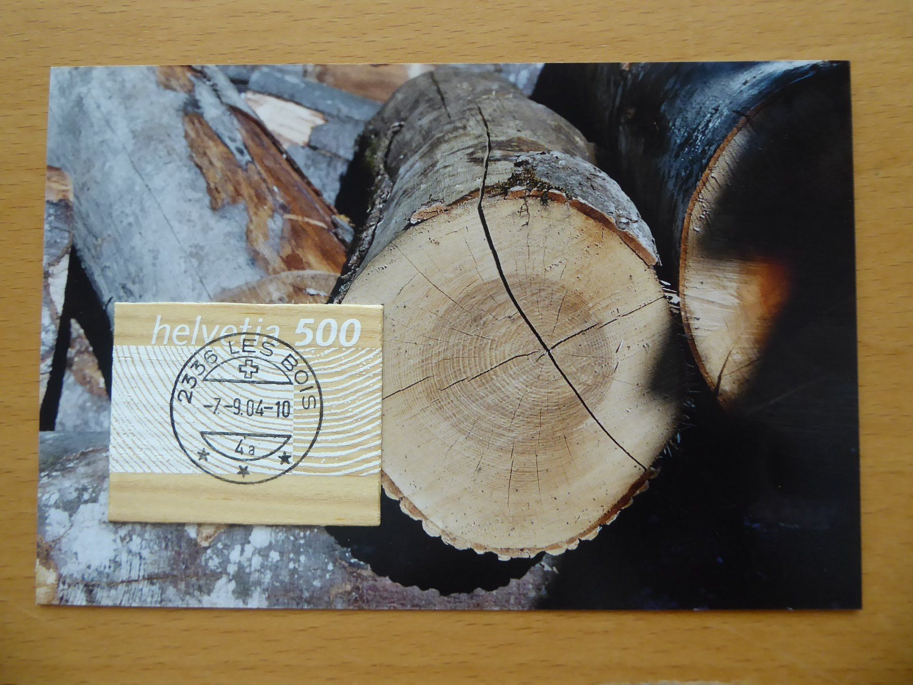 Alle Briefmarken: Holzmarke – Gebraucht aus Rothrist von swisstools