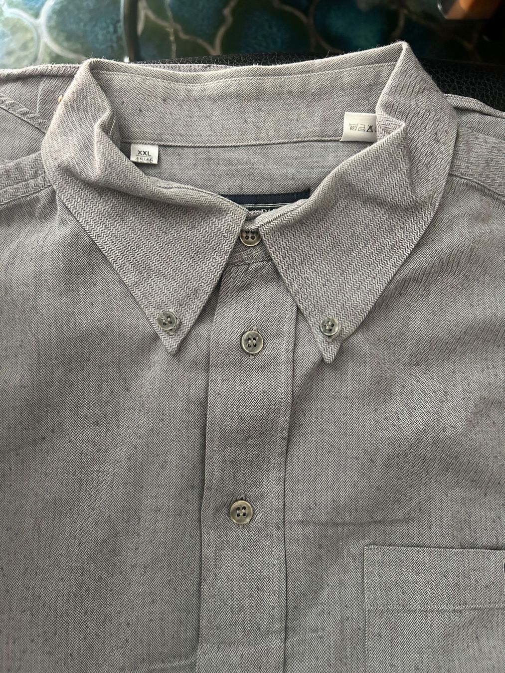 Hemden: Warren & Parker Herren Hemd, Grau, XXL – Gebraucht aus Emmen von Carbru 1