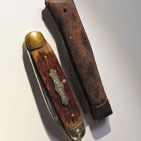 2 Scout Coltellini mit kollektiver Holzscheide