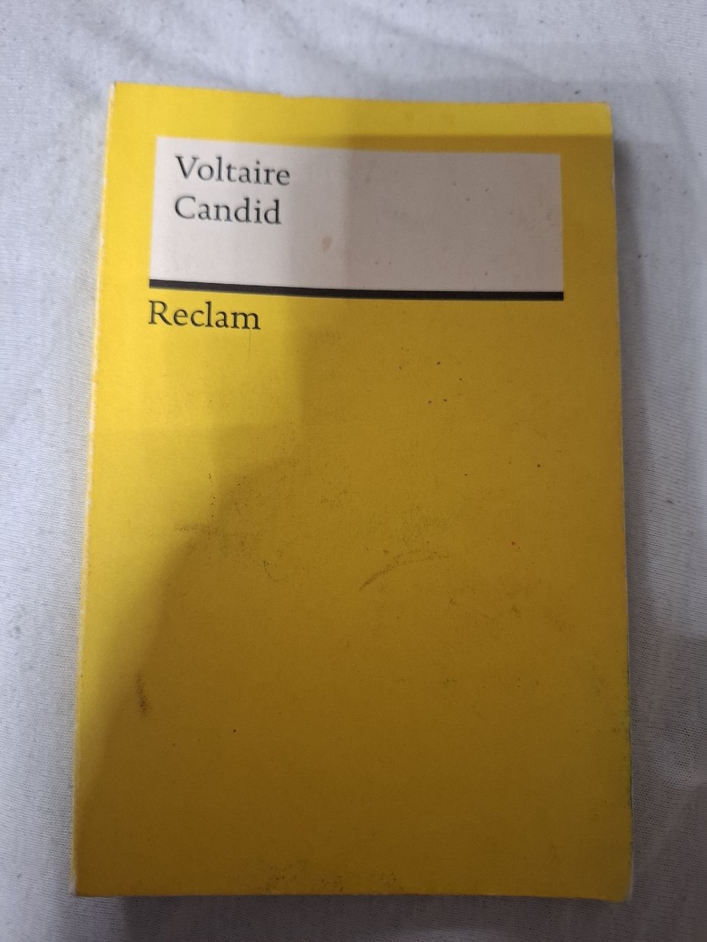 Libri: Candid. Voltaire. Reclam – Usato da Urtenen-Schönbühl venduto da nerdgirl