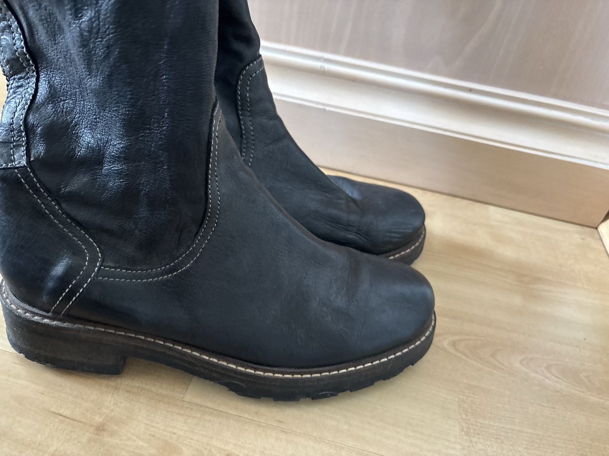 Damenschuhe: Winterstiefel, Leder Manas gr.39 – Gebraucht aus langenthal von rundholz7 1