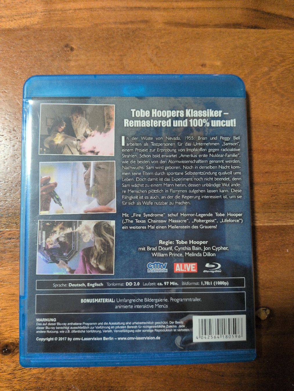 Fire Syndrome Blu-ray Tobe Hooper (D'occasion) à Thun pour CHF 9.9 ...