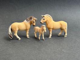 Schleich Fjordpferde Stute Hengst Fjordpferd Fjord Pferd