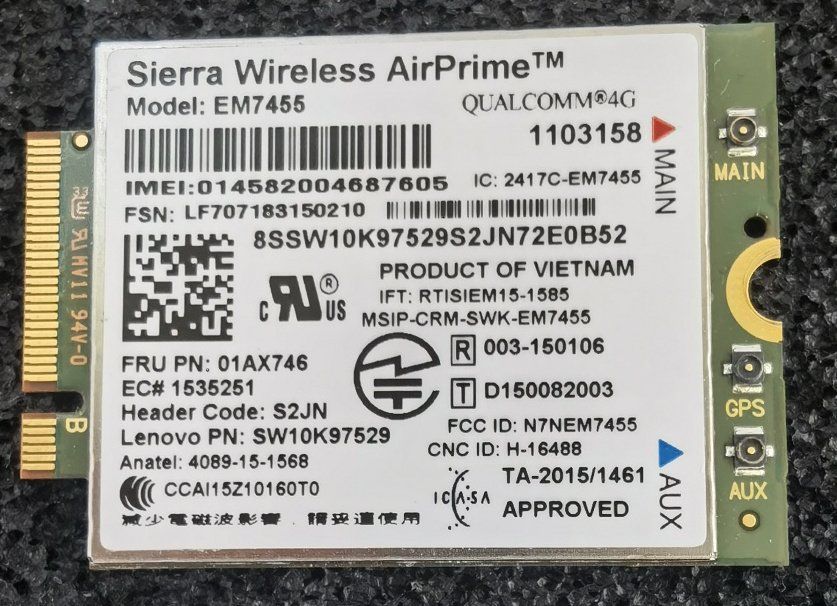 Wireless Netzwerk Karte Sierra EM7455 (Gebraucht) in Adliswil für CHF ...