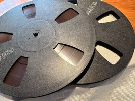 2 х Revox Tonbandspulen 26.5 cm – 1 mit Band, 1 leer
