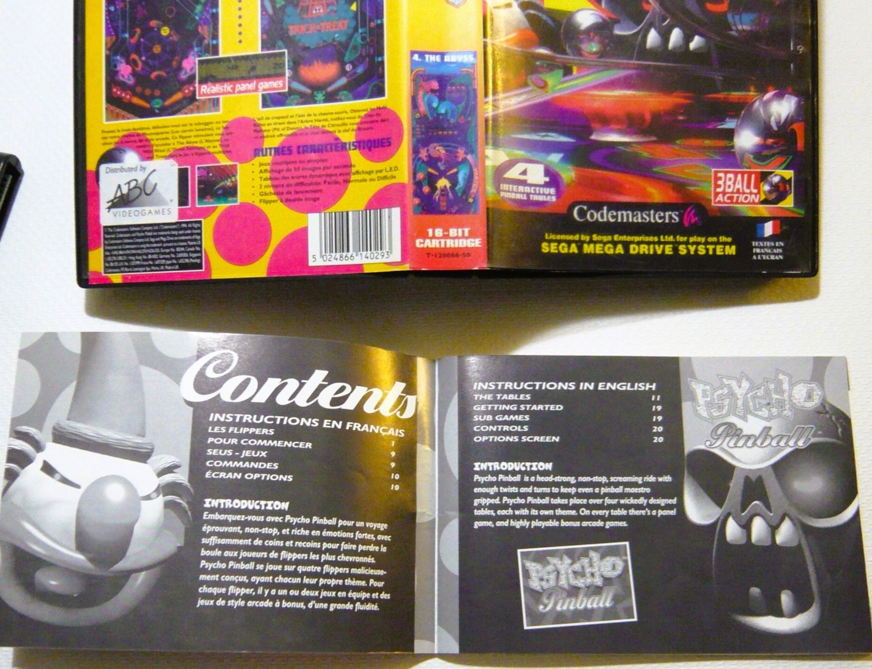 Sega Giochi: Mega Drive : Psycho Pinball ! CIB, Bon état – Usato da Onex venduto da Jaguar1986 5