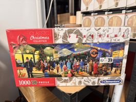 Weihnachtspuzzle 1000 Teile Clementoni Classic Christmas 
