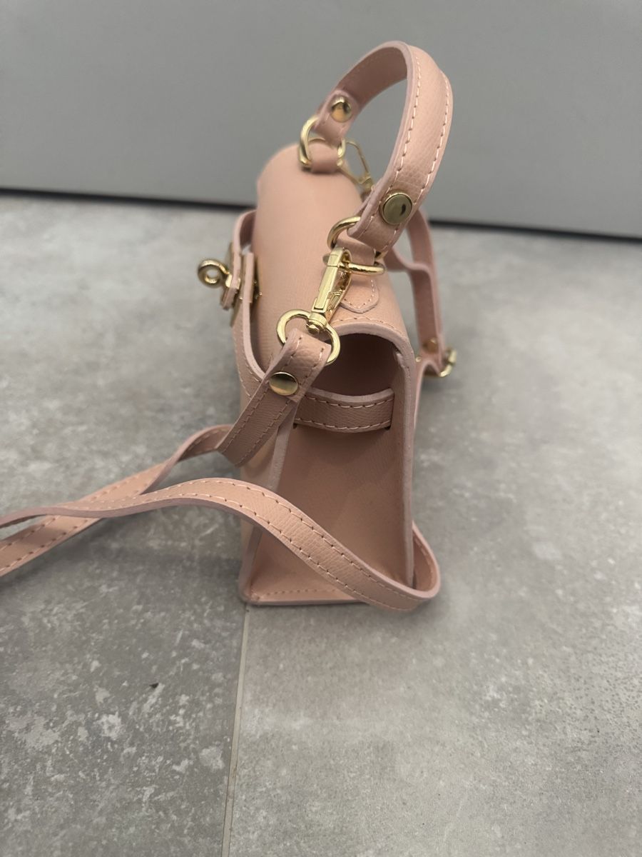 Borse da donna: Sac à main cuir rose poudré – Usato da La Chaux-de-Fonds venduto da kel_9khc 3
