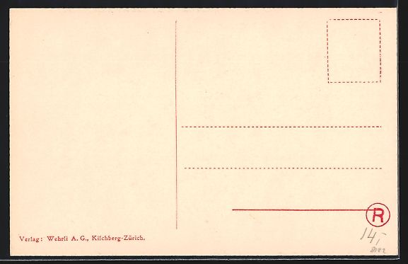 Cartes postales: AK Thun, Strassenpartie mit Geschäften – D'occasion à Berlin par bartko-reher 1