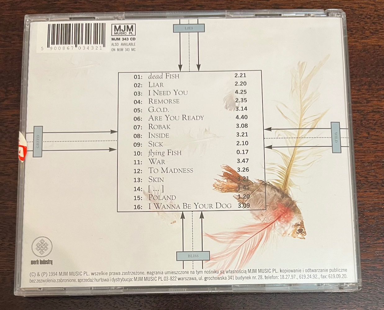 CD: CD - Hedone – Werk - 1994 – Usato da Bergdietikon venduto da Lowieken 1