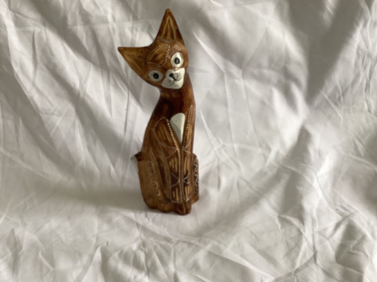 Statuette: Holz Katze – Usato da Wädenswil venduto da Gugugs1