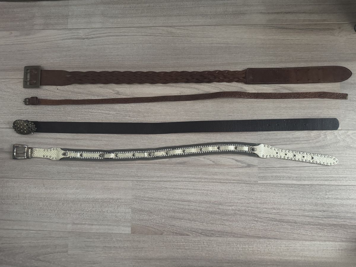 Cinture: 4 Stk. Damen Gürtel Vintate Set Gr. 85 – Usato da Bonstetten venduto da MJ45