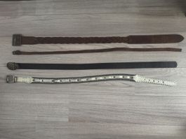 4 Stk. Damen Gürtel Vintate Set Gr. 85
