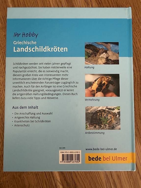 Libri: Ratgeber Griechische Landschildkröten – Usato da Gwatt (Thun) venduto da Bennae 1