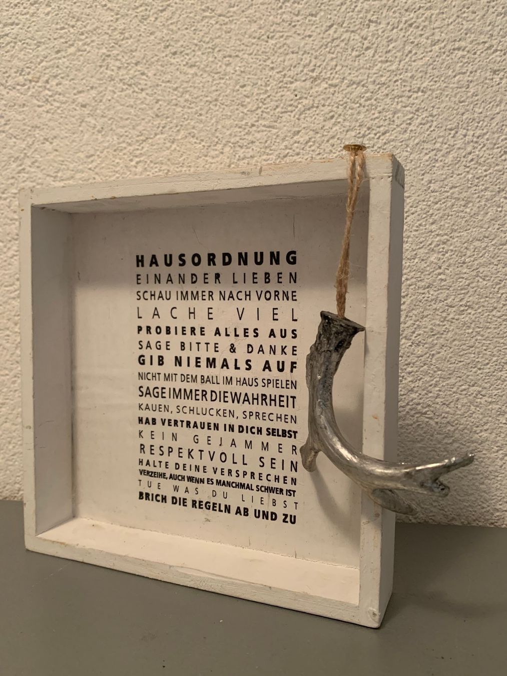 Insegne: herziges 3D-Schild Hausordnung, handmade – Nuovo (secondo la descrizione) da St. Gallen venduto da Miousch 2