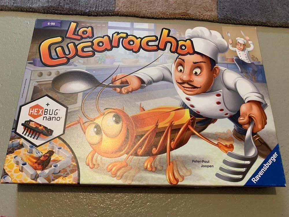 Ravensburger Juego de Mesa Familiar Educativo La Cucaracha Diversión