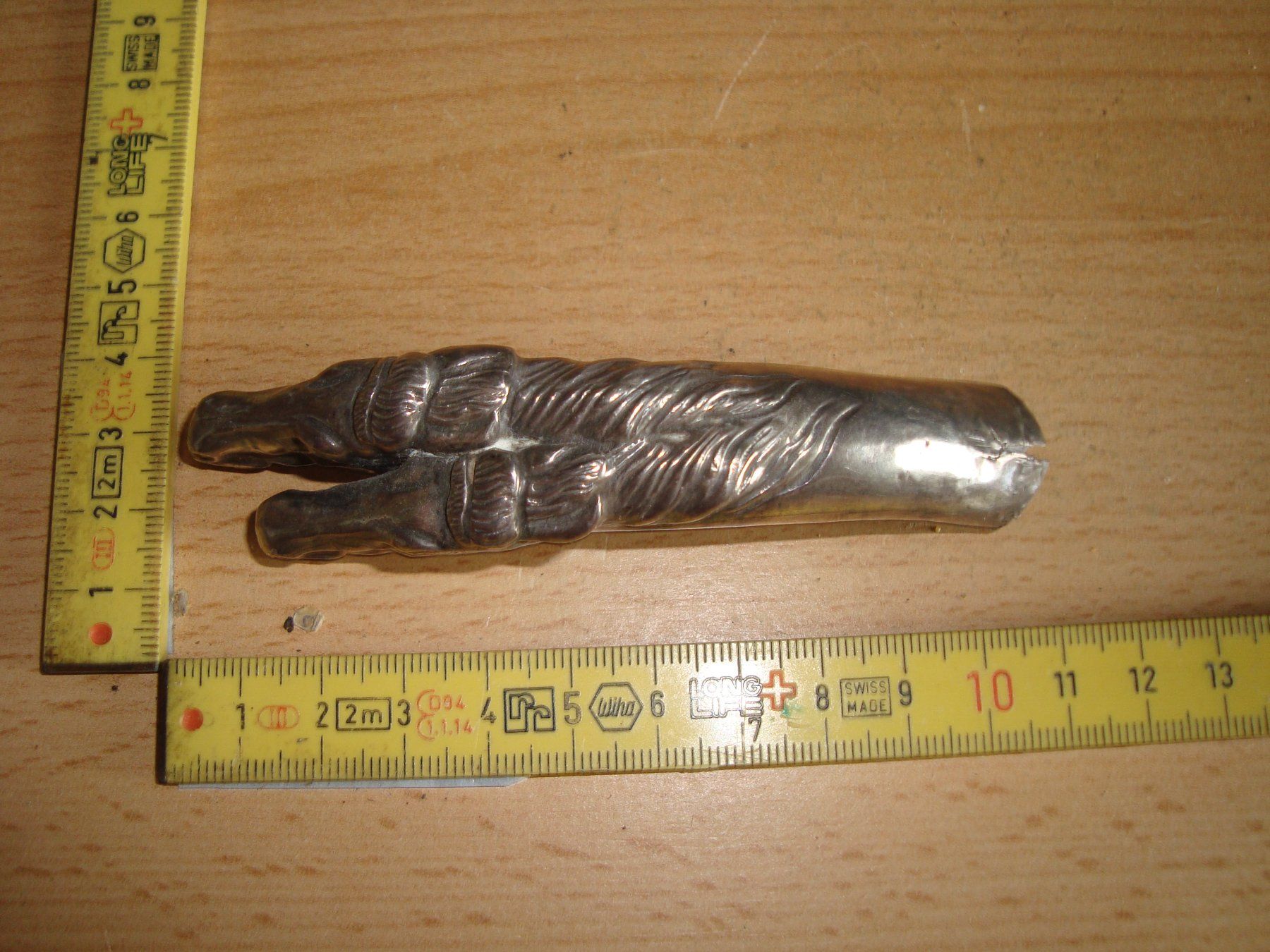 Figurines: Antiker Stockgriff Pferdeköpfe – D'occasion à Vordemwald par tinumesser 4