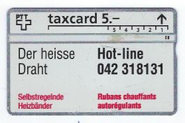 Taxcard Raychem der heisse Draht