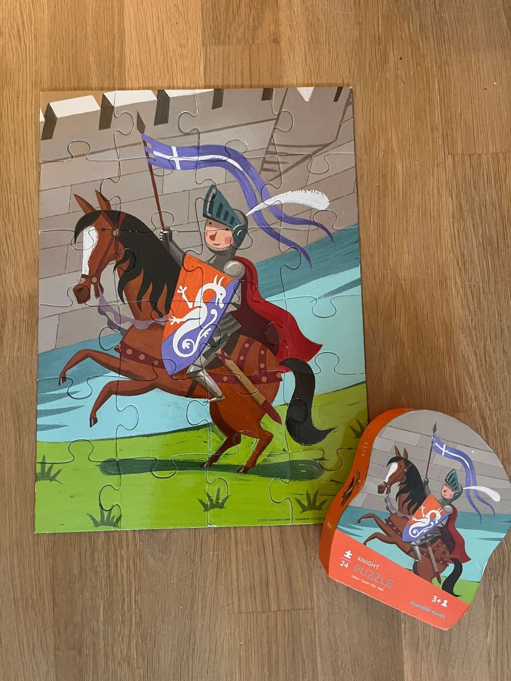 Puzzles: Ritter-Puzzles, 24 Teile, ab 3 Jahren – Gebraucht aus Langendorf von Wubri 1