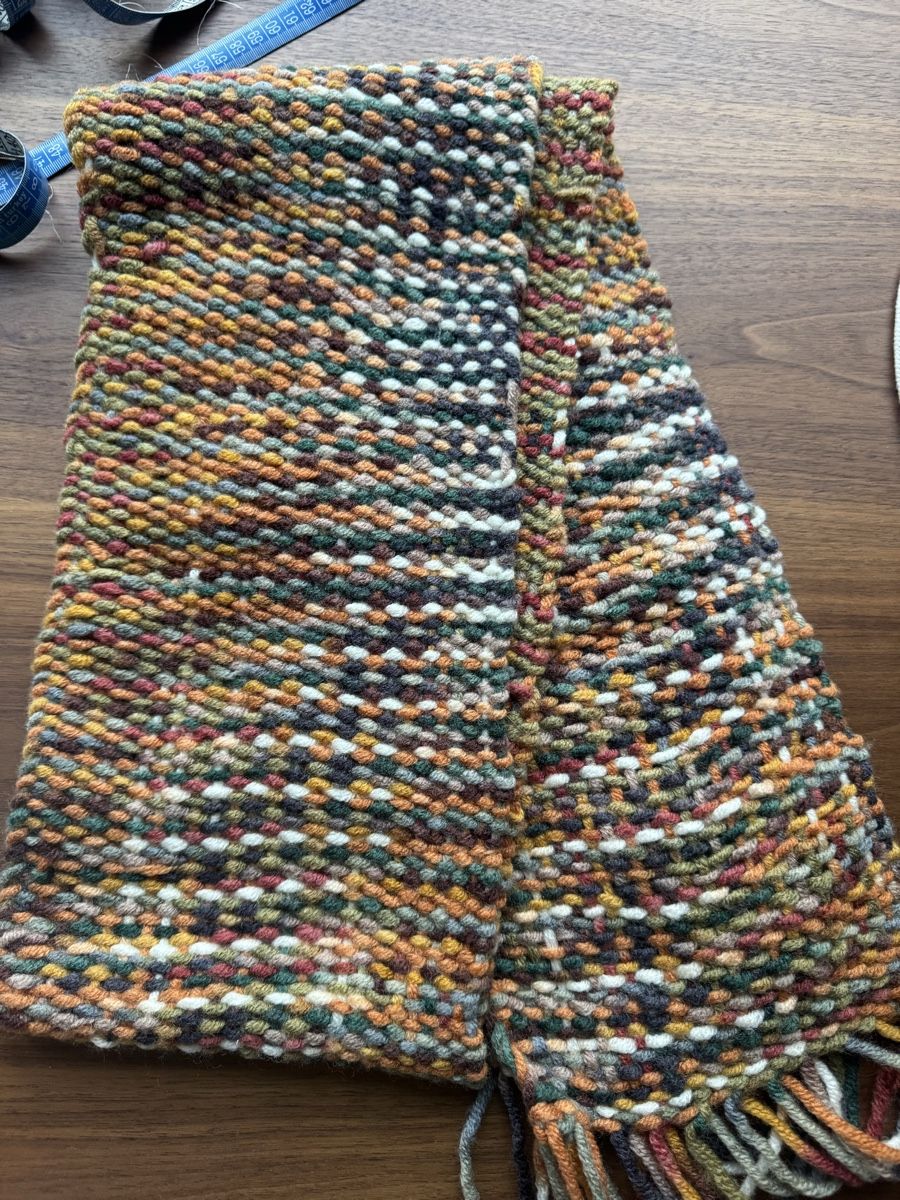 Foulard & Sciarpe: Handmade Winter Scarf - unique design and warm colours – Nuovo e nell'imballaggio originale da Zürich venduto da alieacelina 1
