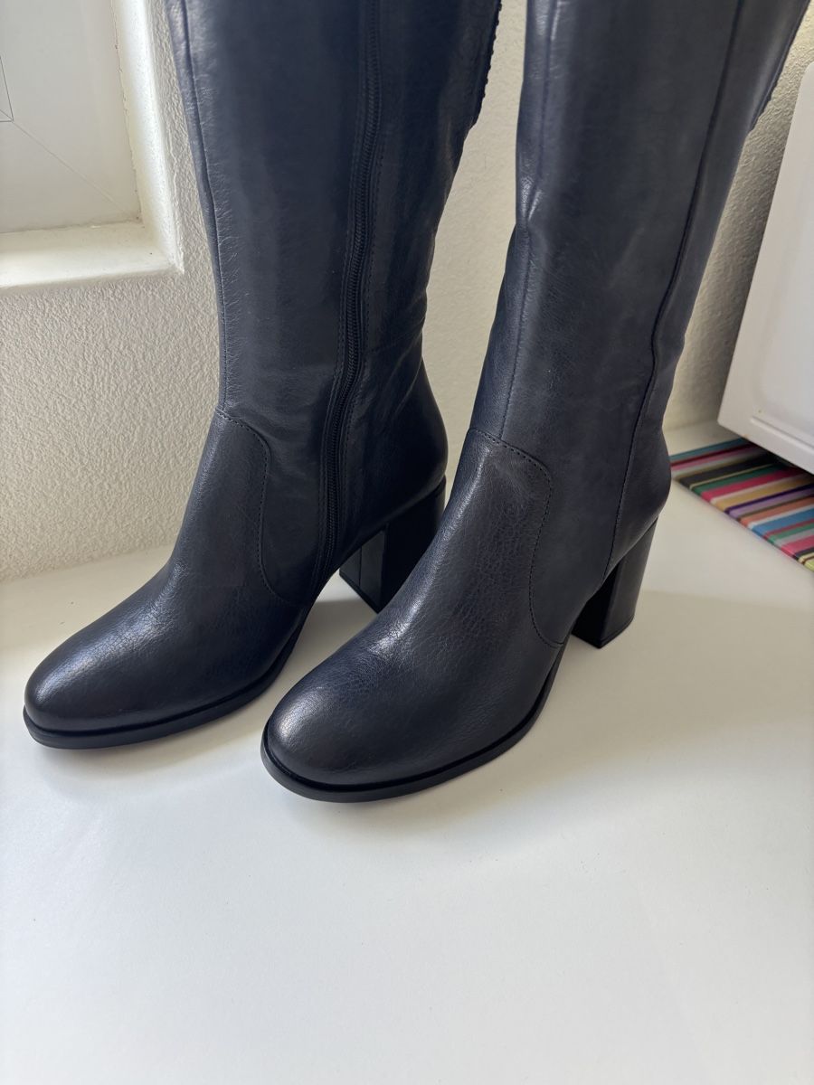 Scarpe da donna: Neu!! Stiefel Navy Gr. 38 – Nuovo e nell'imballaggio originale da Herzogenbuchsee venduto da ameise02 1