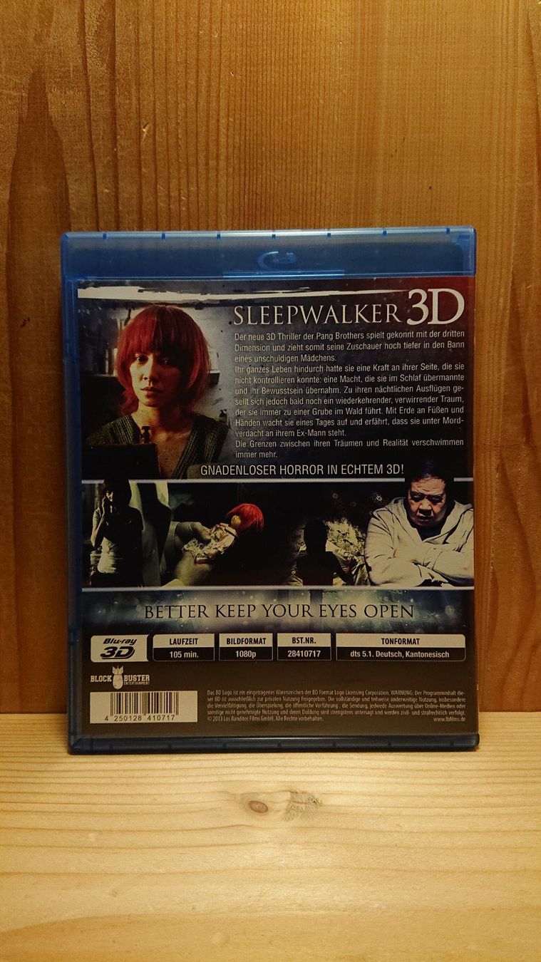 Alle DVDs: SLEEPWALKER In 3D und 2D Blu-Ray – Gebraucht aus Wilderswil von Exebub 1