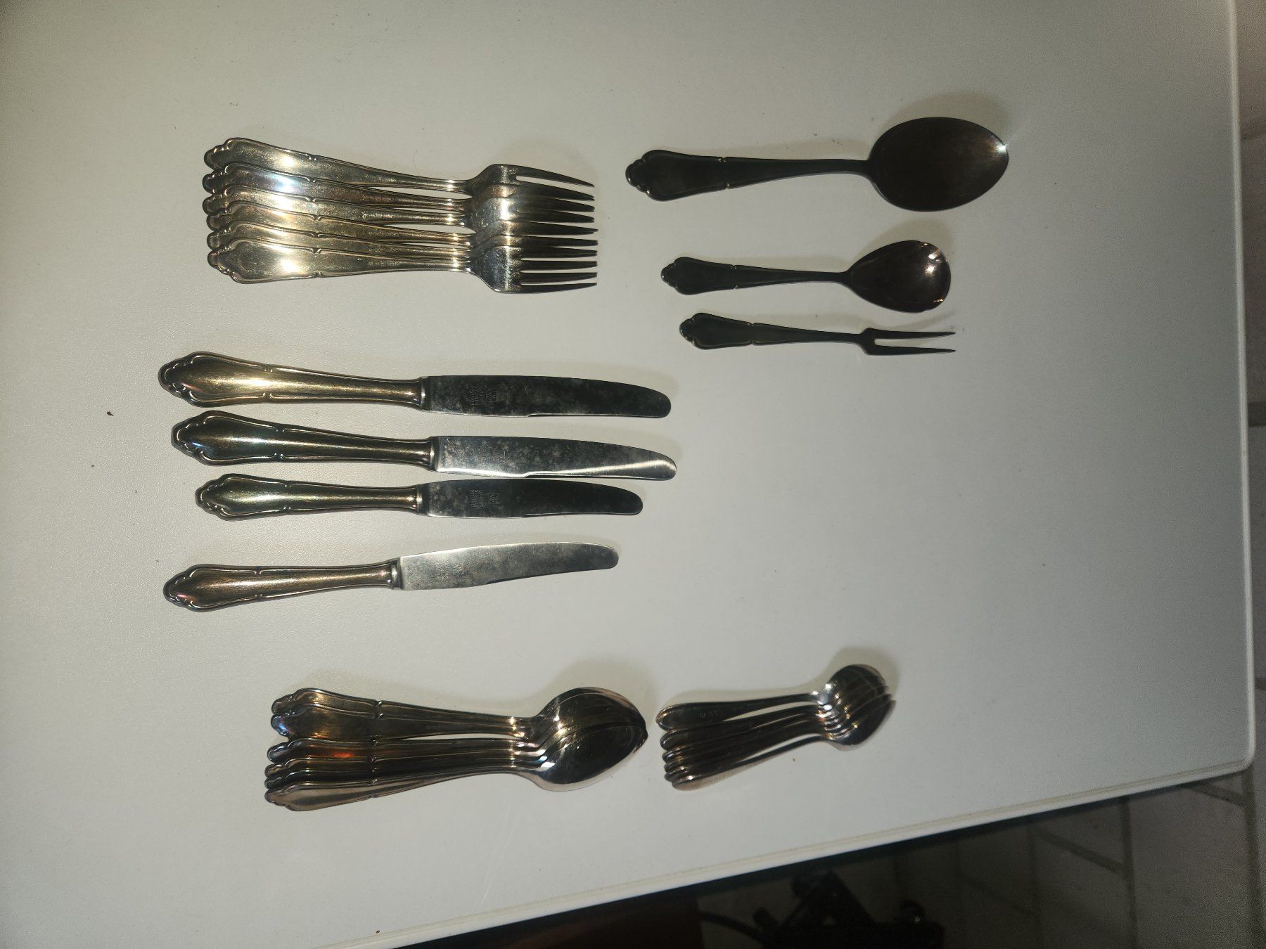 Set di posate: Besteck versilbert 100 – Usato da Dorf venduto da Jea1900