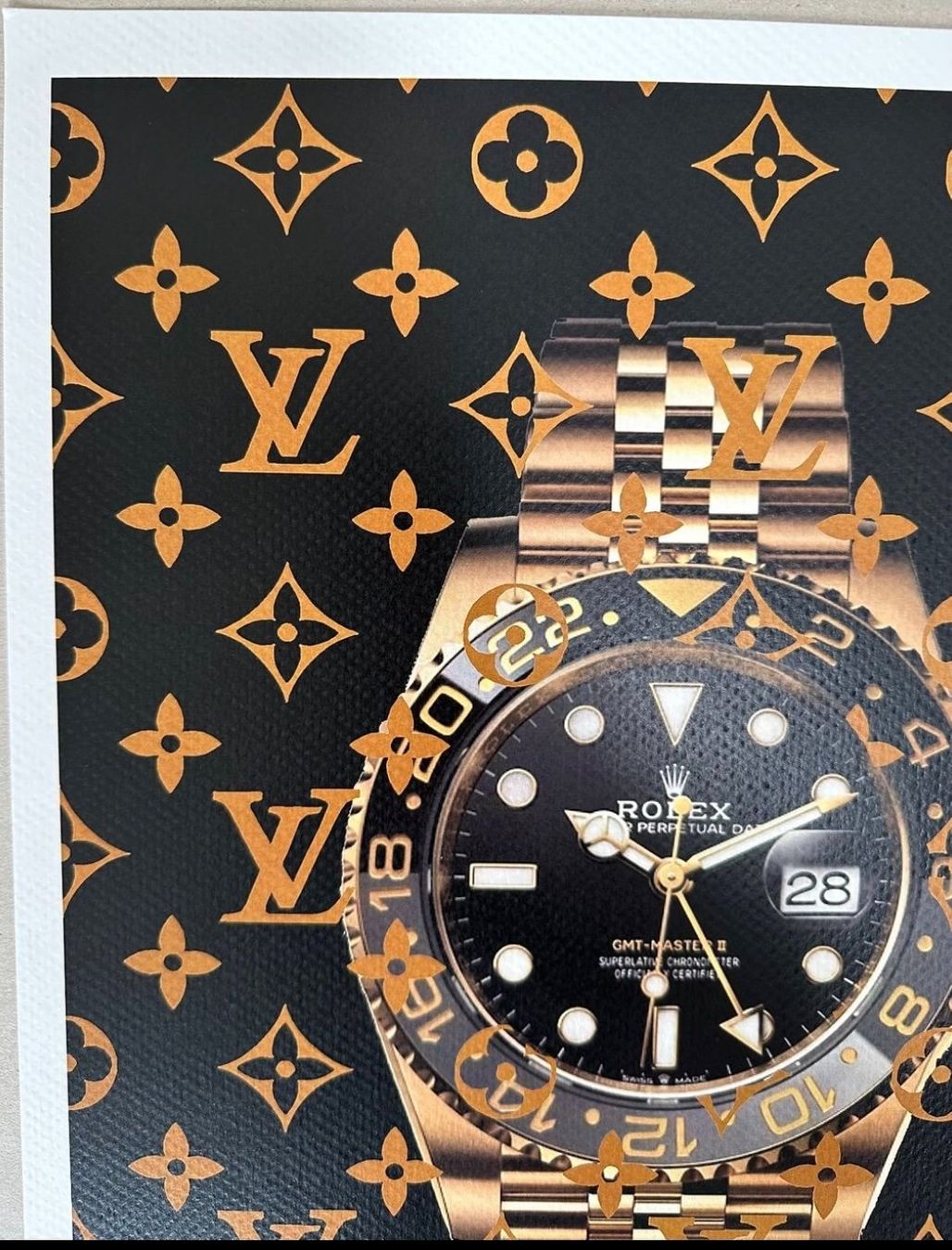 Poster & Bilder: Death: Vuitton Rolex GMT Master, signiert 79/100 – Neu und originalverpackt aus Gümligen von icvo_watches 4