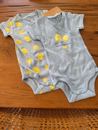 BABY 🍋 set 2x bodies body NEW! 56