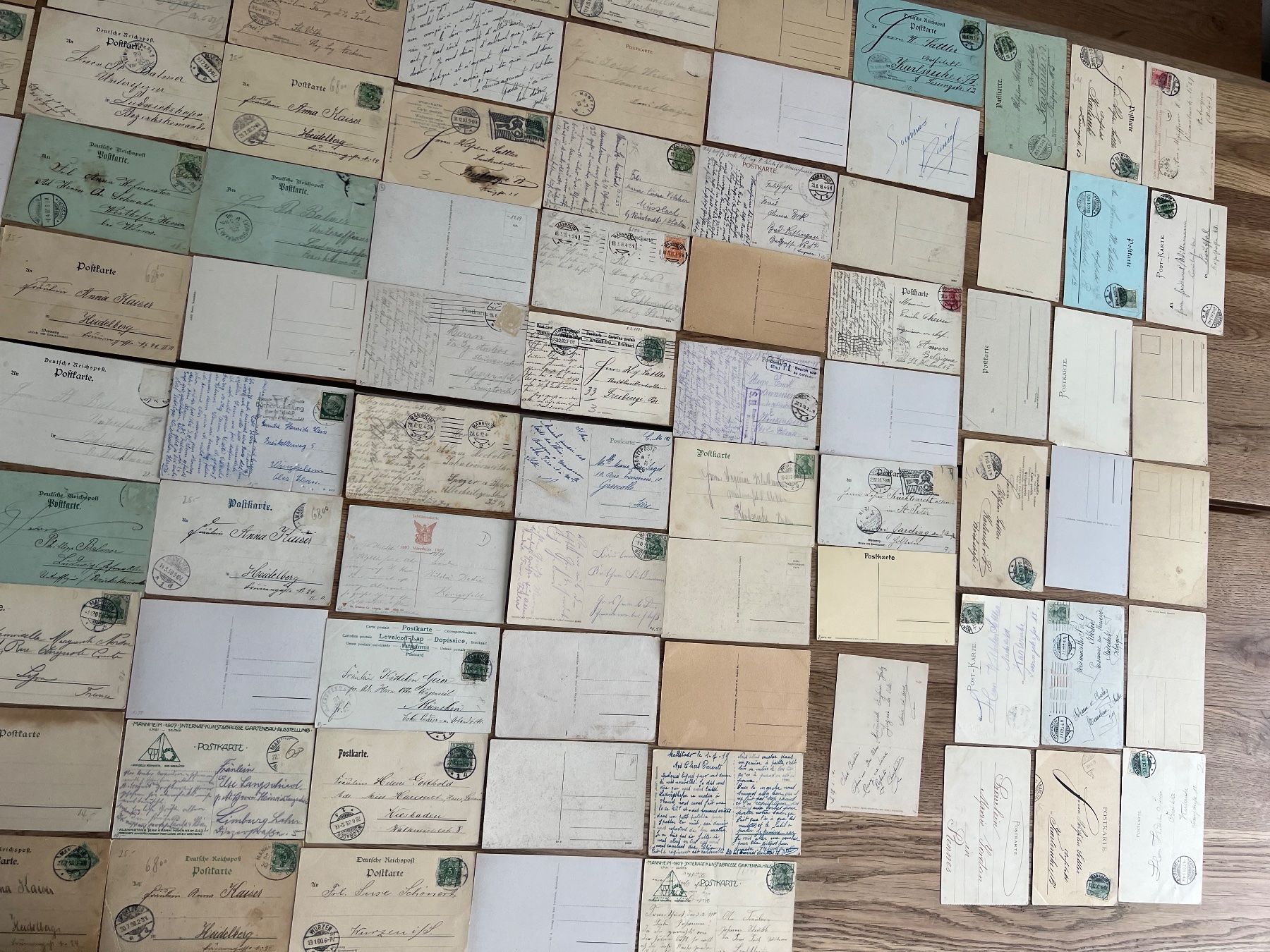 Cartoline postali: Sammlung Ansichtskarten Deutsches Reich - Mannheim – Usato da Hermetschwil-Staffeln venduto da militaria-schweiz 9