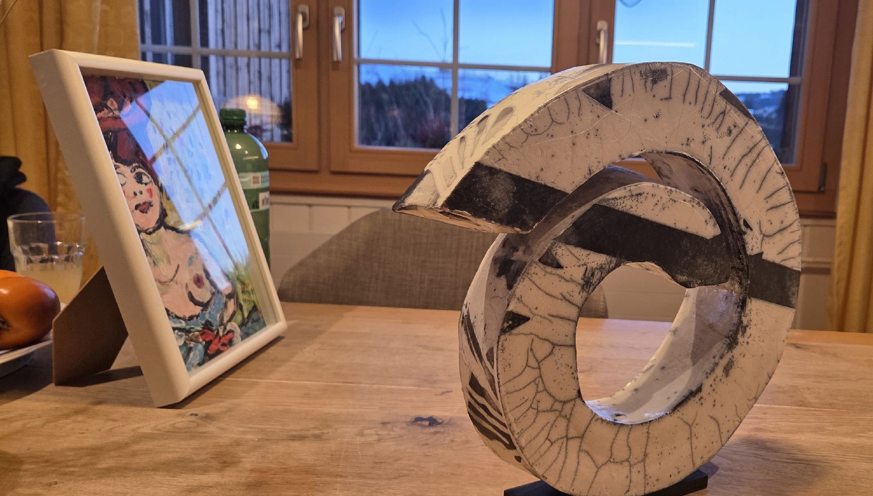 Sculture & Statue: Abstrakte Raku-Keramik Skulptur – Usato da Rehetobel venduto da hobirot01 4