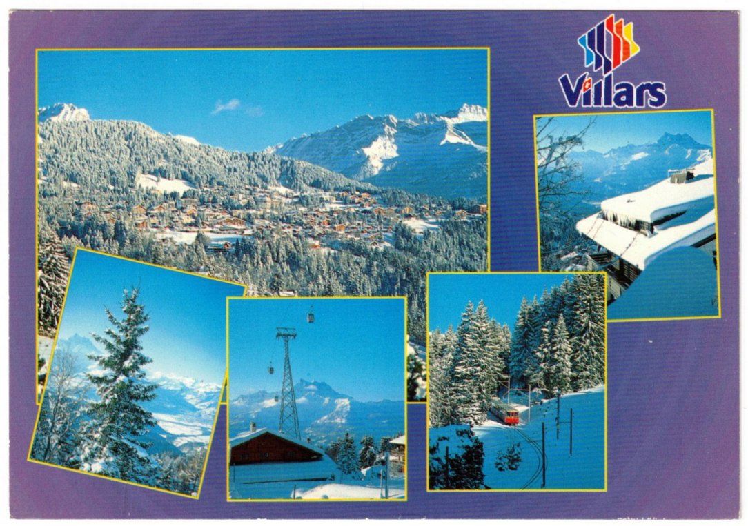 Cartes postales: Villars - 5 Bild AK – D'occasion à Binningen par Mountainrider