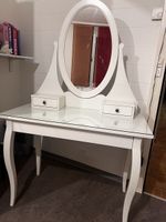 Schminktisch IKEA Hemnes weiss mit Spiegel guter Zustand