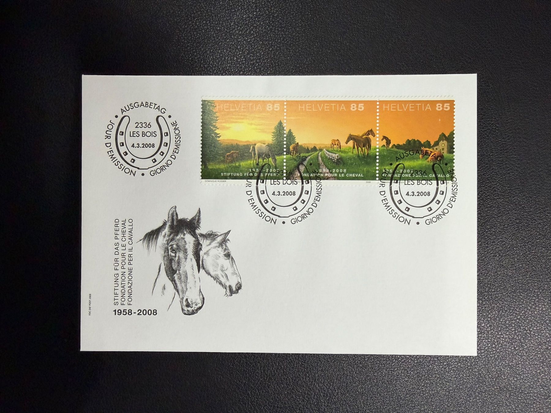 Alle Briefmarken: Schweiz FDC 4.3.2008 – Gebraucht aus oberrüti von jeanmei