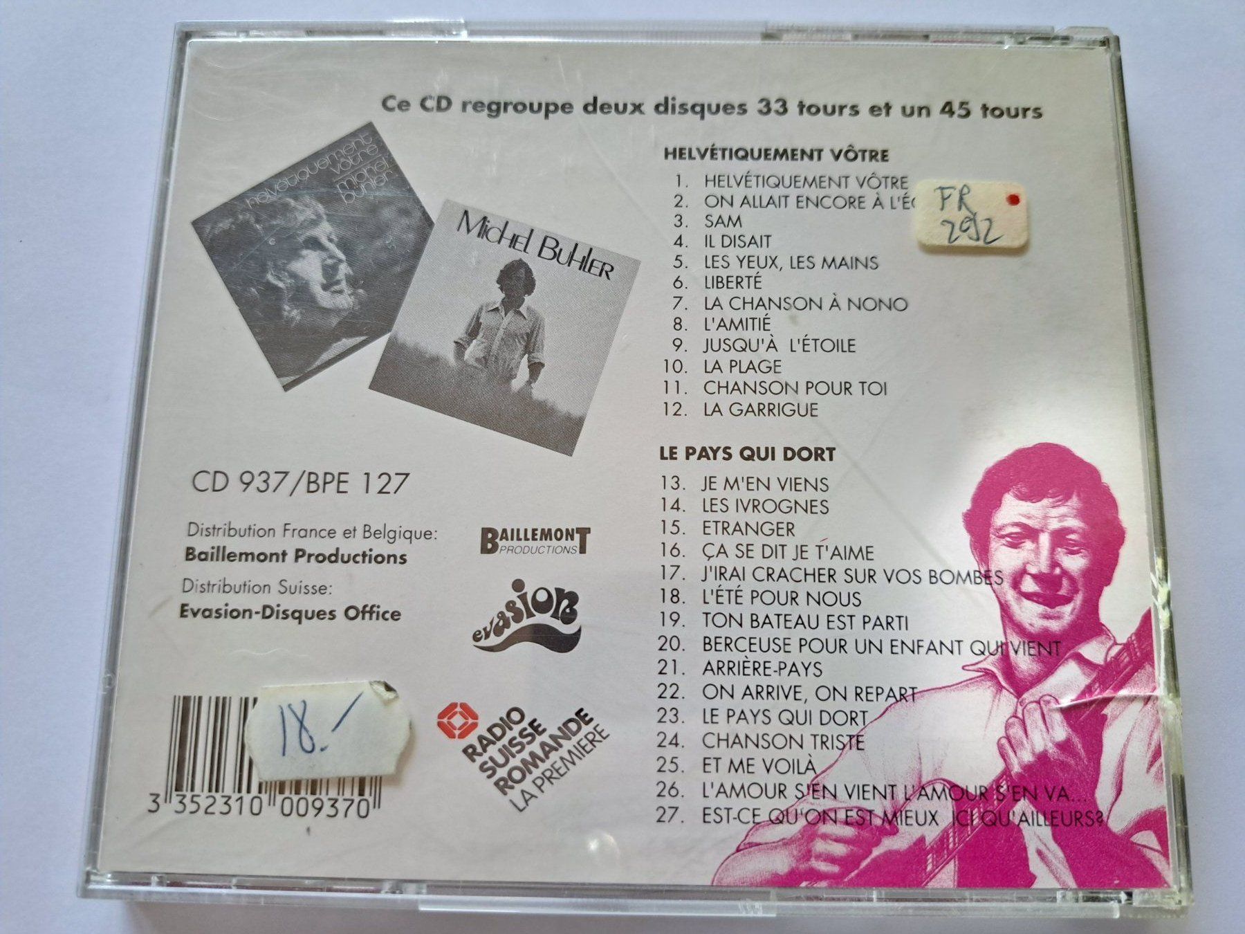 CD: Cd Michel Bühler 1 ( 2 Cds ) – Usato da Pully venduto da bro_n52j 1