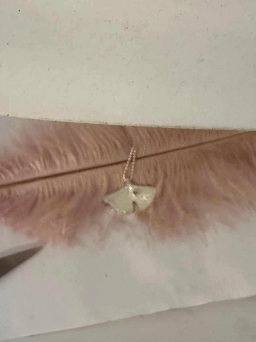 Ciondoli: Ginkoblatt Anhänger inkl. Silberkette – Nuovo e nell'imballaggio originale da Niederglatt ZH venduto da Silberschmuck-design 2