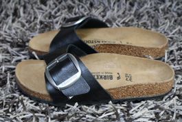 Birkenstock, Madrid Big Buckle, 37, licorice black, NEU