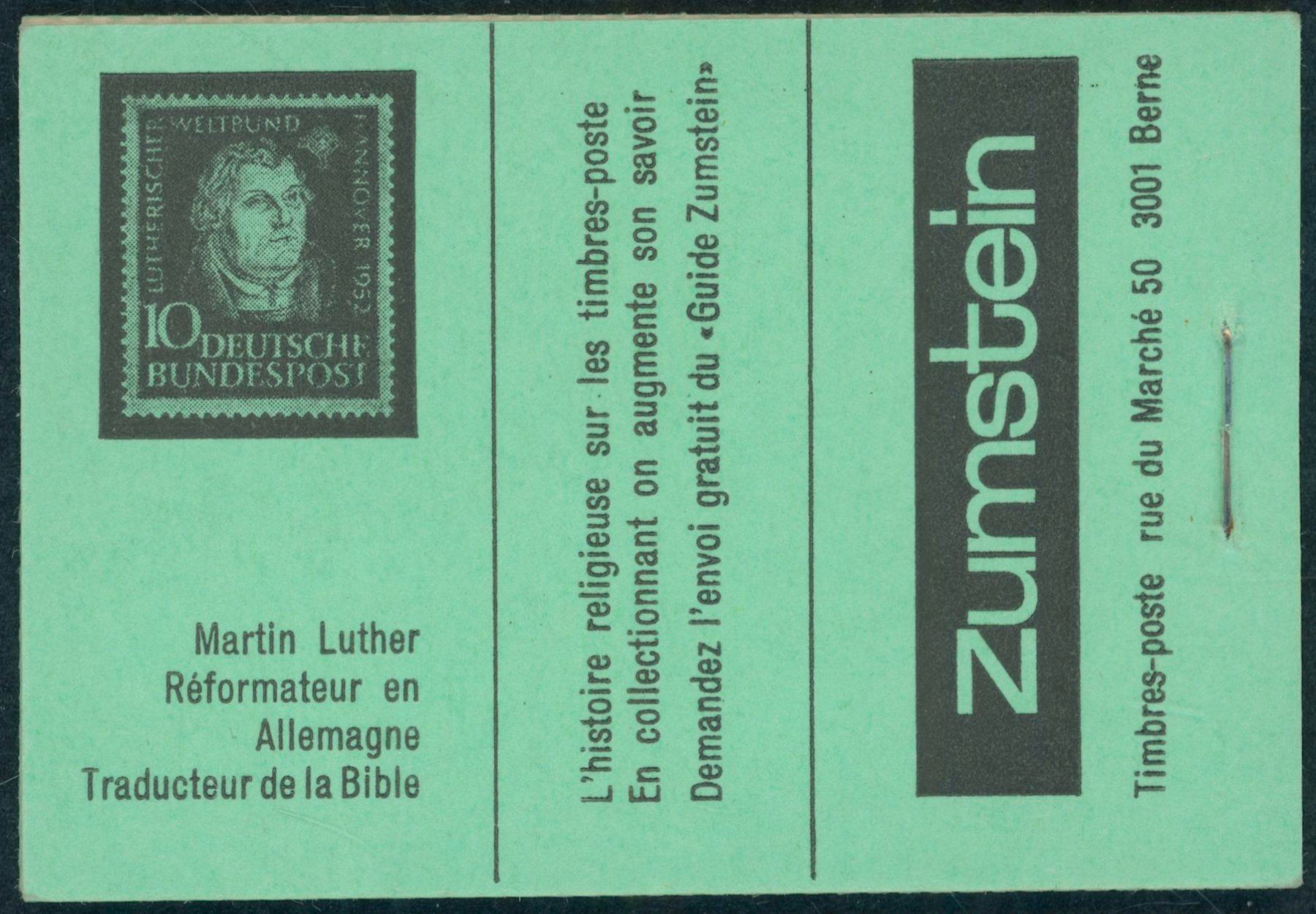 Tous les timbres: 1966 - Markenheftchen - Postgeschichte - postfrisch ** – Neuf (Voir description) à Schindellegi par leecollect 1