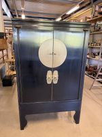 Asiatischer Schrank, Schwarz, Vintage Look - Hingucker!