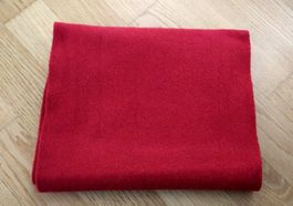 Echarpe rouge (alpaca?) de qualité, chaude & douce