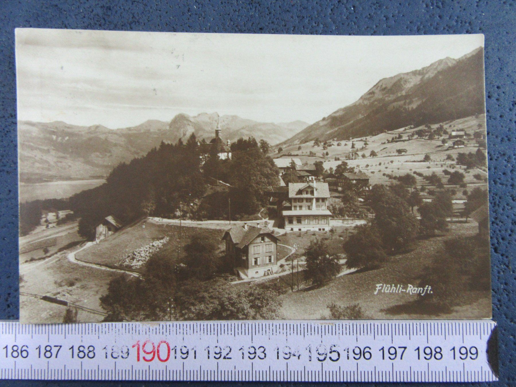 Ansichtskarten: FLÜHLI-RANFT 1923 AK O0NW – Gebraucht aus Ettingen von Hausi4711